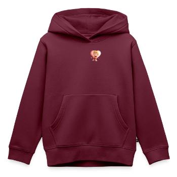 Pocket Cupid Verspielte Liebespfeile zum Valentinstag T - Kinder Premium Organic Hoodie - Burgunderrot - Vorne - AI Model Kid Female (0cm)
