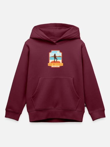 Bay of Fires - Tasmanien, Australien - Kinder Premium Organic Hoodie - Burgunderrot
