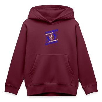 Pfadfinder Stinken Nicht Sie Riechen Nach Abenteue - Kinder Premium Organic Hoodie - Burgunderrot - Vorne - AI Model Kid Female (0cm)