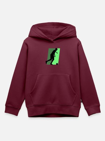 Futsal Futsalteam Futsal - Kinder Premium Organic Hoodie - Burgunderrot