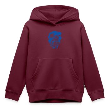 Astro tiger - Kinder Premium Organic Hoodie - Burgunderrot - Vorne - AI Model Kid Female (0cm)