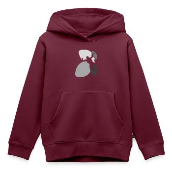 Parachuting Freifall Skydive - Kinder Premium Organic Hoodie - Burgunderrot - Vorne - AI Model Kid Female (0cm)