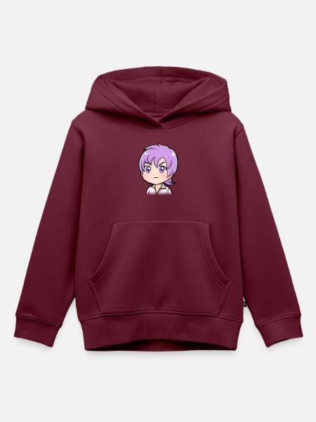 Amber - Ernst - Kinder Premium Organic Hoodie - Burgunderrot