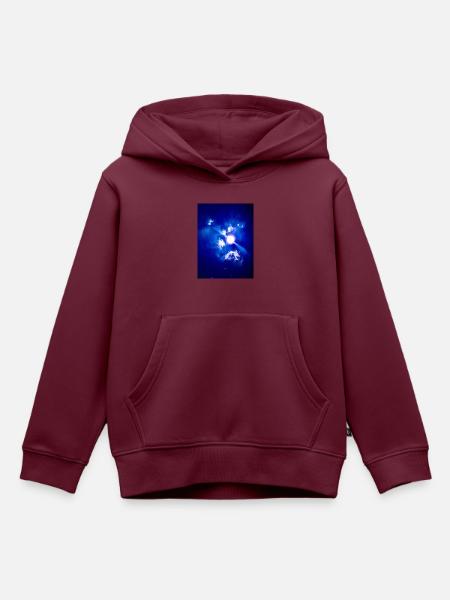 Sunshine - Kinder Premium Organic Hoodie - Burgunderrot