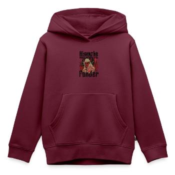 Satan Beelzebub Teufel Gothic Pentagram Mystisch - Kinder Premium Organic Hoodie - Burgunderrot - Vorne - AI Model Kid Female (0cm)