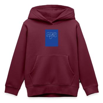 Lyon Fischerhut - Kinder Premium Organic Hoodie - Burgunderrot - Vorne - AI Model Kid Female (0cm)
