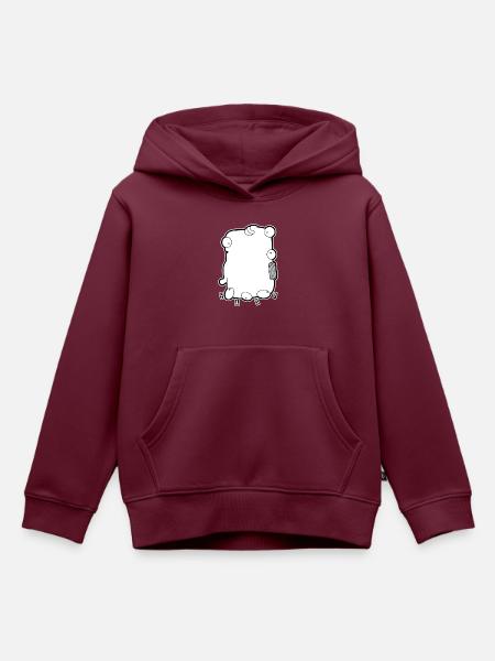Sechs-Augen-Prinzip - Kinder Premium Organic Hoodie - Burgunderrot