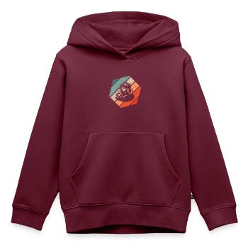 Scuba Taucher Scuba Diver Scuba Tauchen - Kinder Premium Organic Hoodie - Burgunderrot - Vorne - AI Model Kid Female (0cm)