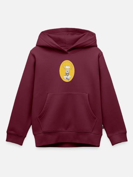 Ball Jongleur 001 - Kinder Premium Organic Hoodie - Burgunderrot