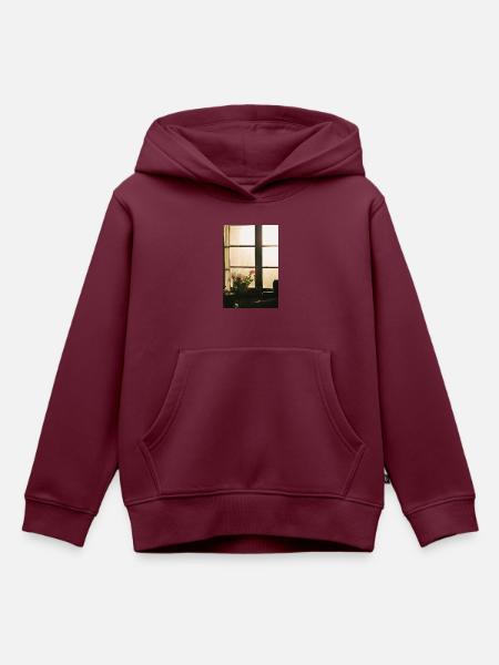 Sonnenlicht - Kinder Premium Organic Hoodie - Burgunderrot