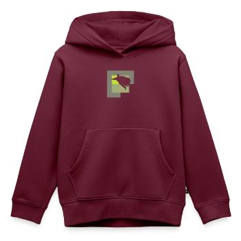 Wingsuit Gleiter Anzug - Kinder Premium Organic Hoodie - Burgunderrot - Vorne - AI Model Kid Female (0cm)