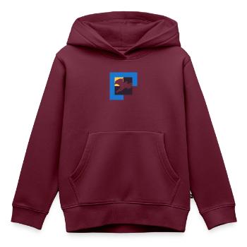 Wingsuit Base Jumping - Kinder Premium Organic Hoodie - Burgunderrot - Vorne - AI Model Kid Female (0cm)