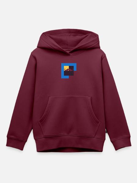 Bart Gesichtsbehaarung November - Kinder Premium Organic Hoodie - Burgunderrot