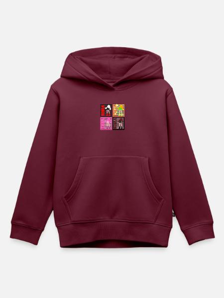Weibliche Energie - Kinder Premium Organic Hoodie - Burgunderrot