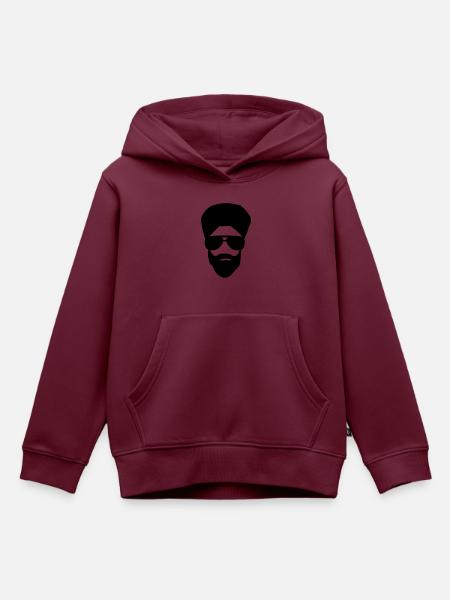 muslim - Kinder Premium Organic Hoodie - Burgunderrot