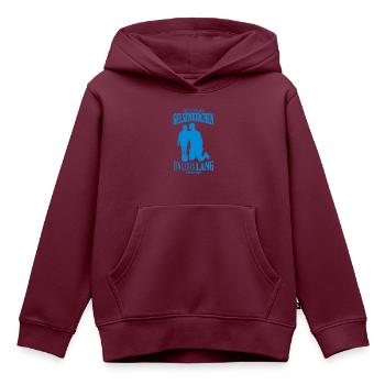 Gelsenkirchen Fußball Tradition Geschenk - Kinder Premium Organic Hoodie - Burgunderrot - Vorne - AI Model Kid Female (0cm)