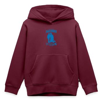 Regensburg Fußball Tradition Geschenk - Kinder Premium Organic Hoodie - Burgunderrot - Vorne - AI Model Kid Female (0cm)