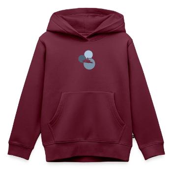 Jetski Motorboot - Kinder Premium Organic Hoodie - Burgunderrot - Vorne - AI Model Kid Female (0cm)