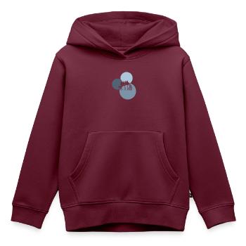 Riesenrad Kirmes - Kinder Premium Organic Hoodie - Burgunderrot - Vorne - AI Model Kid Female (0cm)