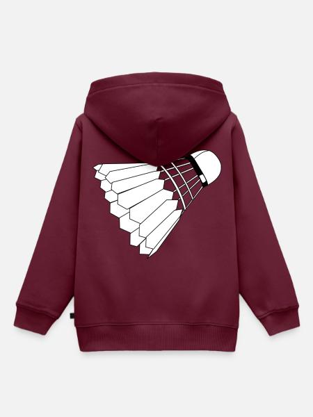 Federball - Kinder Premium Organic Hoodie - Burgunderrot