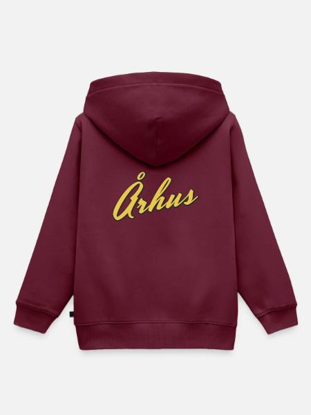 Arhus - Kinder Premium Organic Hoodie - Burgunderrot