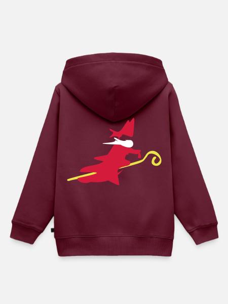Sinterklaas - Kinder Premium Organic Hoodie - Burgunderrot