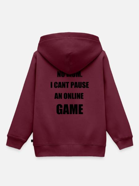 Online Game - Kinder Premium Organic Hoodie - Burgunderrot