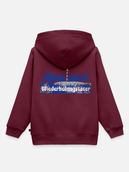 Ameland Wiederholungstäter - Kinder Premium Organic Hoodie - Burgunderrot