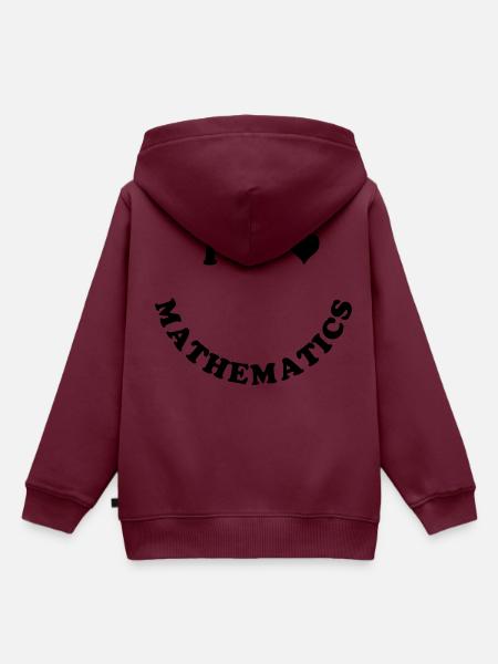Mathematik - Kinder Premium Organic Hoodie - Burgunderrot