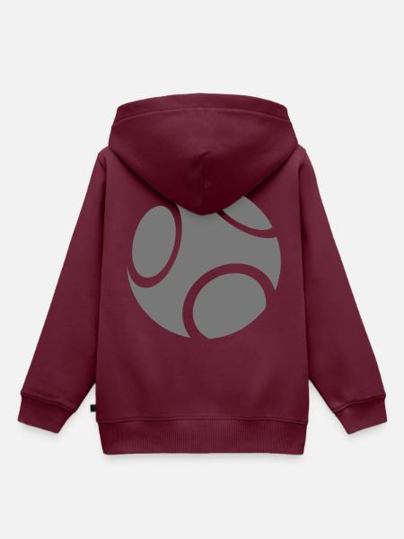 Petanque-Ballspiele 11 - Kinder Premium Organic Hoodie - Burgunderrot