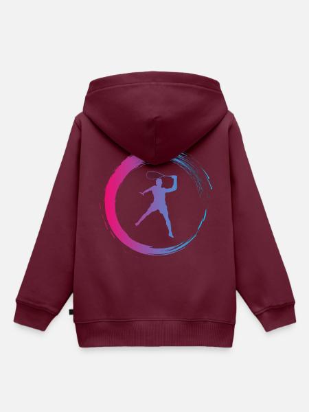 Squash - Kinder Premium Organic Hoodie - Burgunderrot