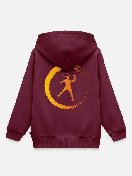 Squash - Kinder Premium Organic Hoodie - Burgunderrot