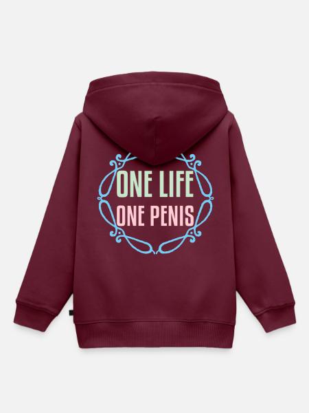 Junggesellenabschied Junggesellinnenabschied - Kinder Premium Organic Hoodie - Burgunderrot