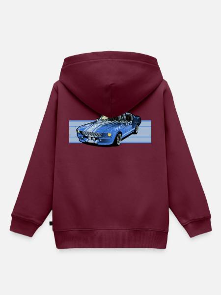 Sportwagen - Kinder Premium Organic Hoodie - Burgunderrot