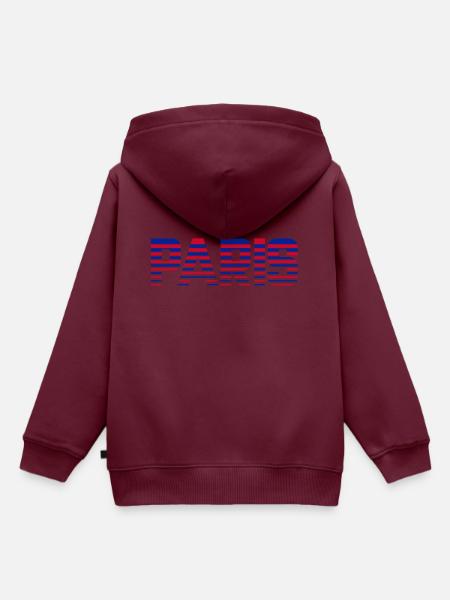 Wetten - Kinder Premium Organic Hoodie - Burgunderrot
