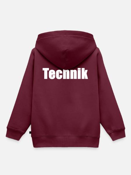 Was wären wir ohne Techniker - Kinder Premium Organic Hoodie - Burgunderrot