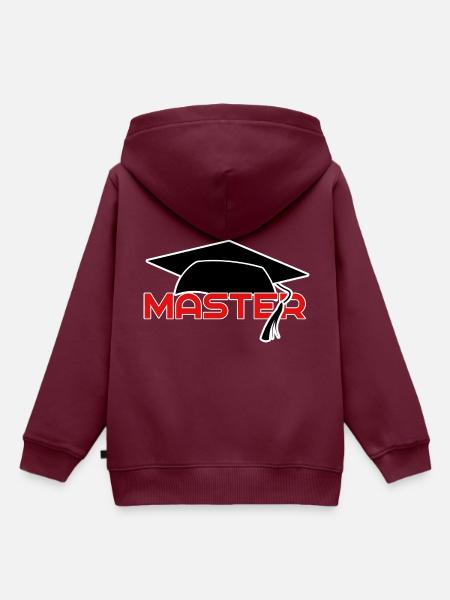 teacher master - Kinder Premium Organic Hoodie - Burgunderrot