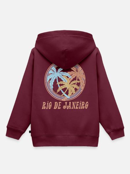 Rio de Janeiro - Kinder Premium Organic Hoodie - Burgunderrot