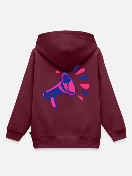 Megaphon 1911 - Kinder Premium Organic Hoodie - Burgunderrot