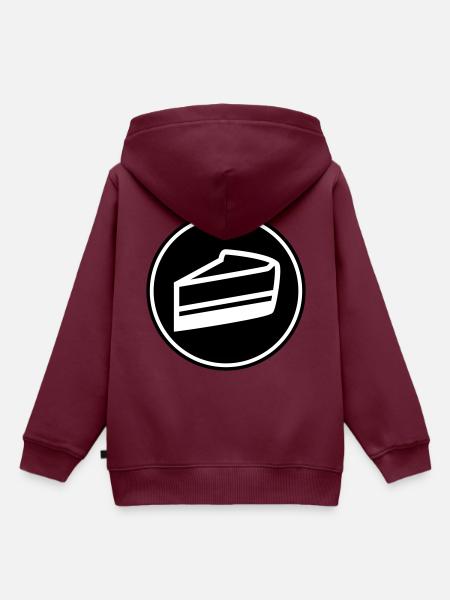 Kuchen käsekuchen - Kinder Premium Organic Hoodie - Burgunderrot