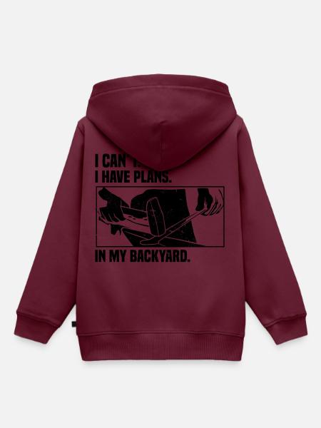 Schmied - Kinder Premium Organic Hoodie - Burgunderrot