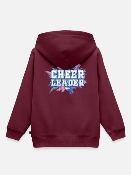 CheerLeader-Explosion - Kinder Premium Organic Hoodie - Burgunderrot