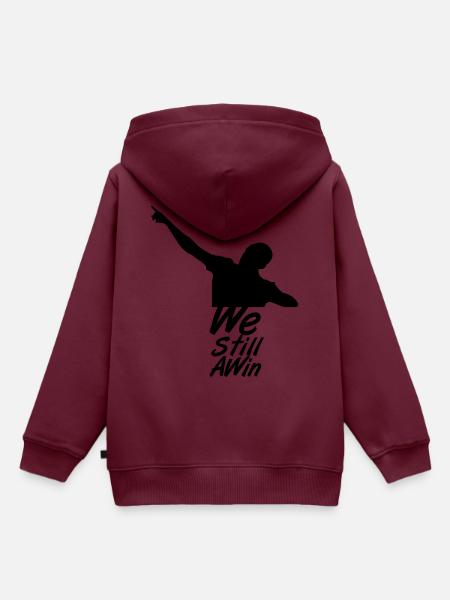 We Still A Win - Kinder Premium Organic Hoodie - Burgunderrot