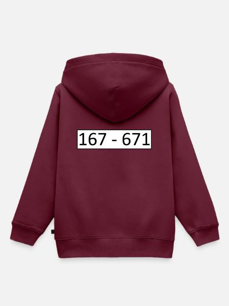 Panzerknacker Geschenk Idee - Kinder Premium Organic Hoodie - Burgunderrot