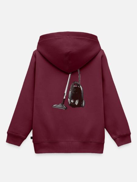 Staubsauger mit Beutel ohne Roboter geschenk - Kinder Premium Organic Hoodie - Burgunderrot