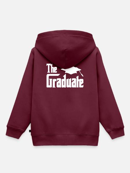 Schulabschluss - Kinder Premium Organic Hoodie - Burgunderrot