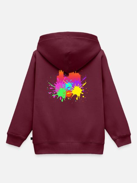 Köln Karneval - Kinder Premium Organic Hoodie - Burgunderrot