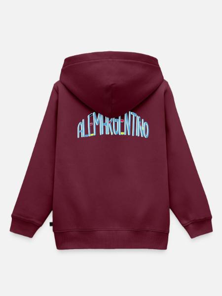 Argentinien-Deutsche deutsch-argentinisch Geschenk - Kinder Premium Organic Hoodie - Burgunderrot
