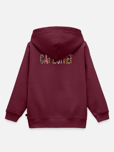 Bezugsperson - Kinder Premium Organic Hoodie - Burgunderrot
