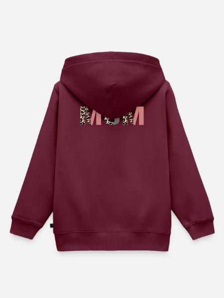 Mama - Kinder Premium Organic Hoodie - Burgunderrot